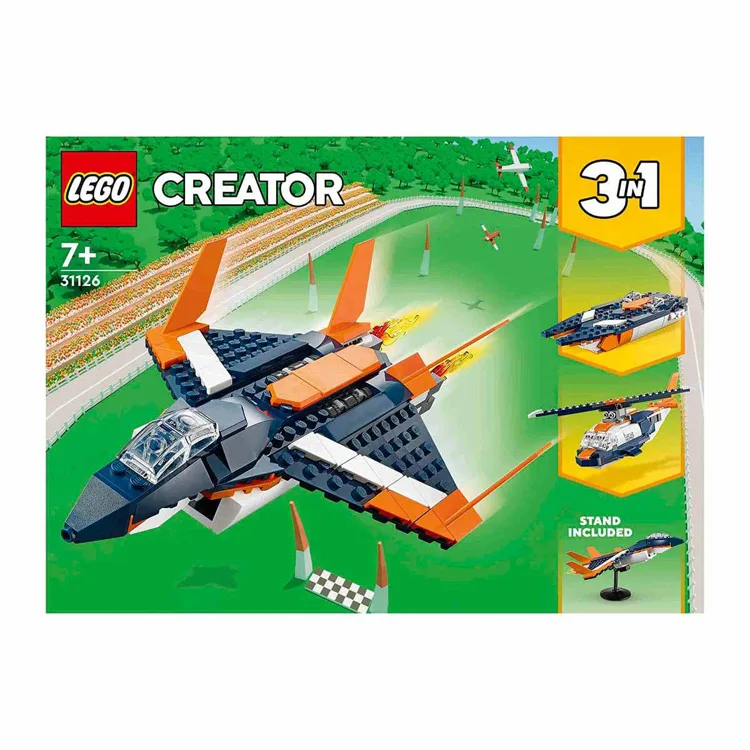 LEGO CREATOR 31126 SUPERSONIC JET
