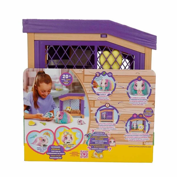 GIOCHI 26516 LITTLE LIVE PETS ANNE HAMSTER VE YAVRULARI OYUN SETİ