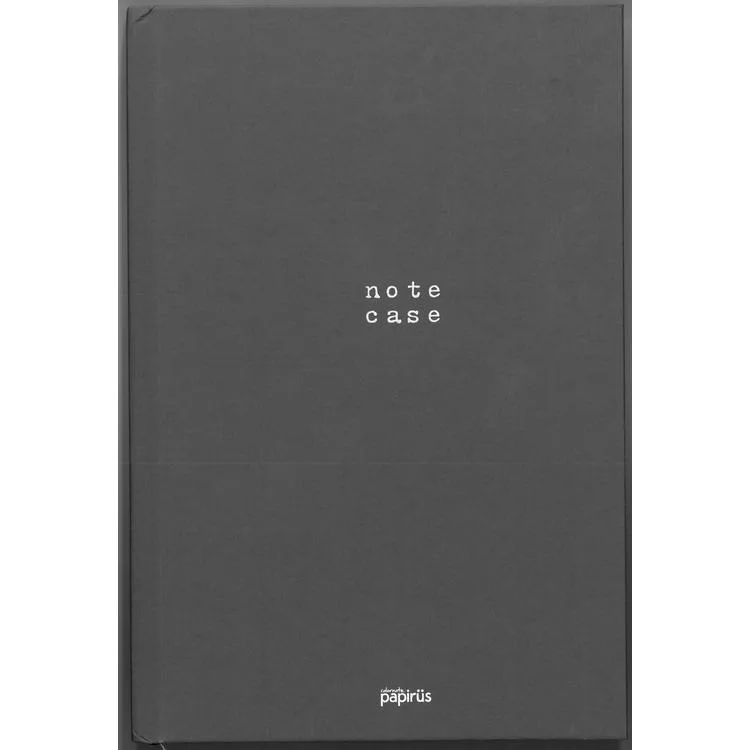 PAPİRÜS NOTE CASE SERT KAPAK CİLTLİ 16X23 96YP. KARELİ DEFTER