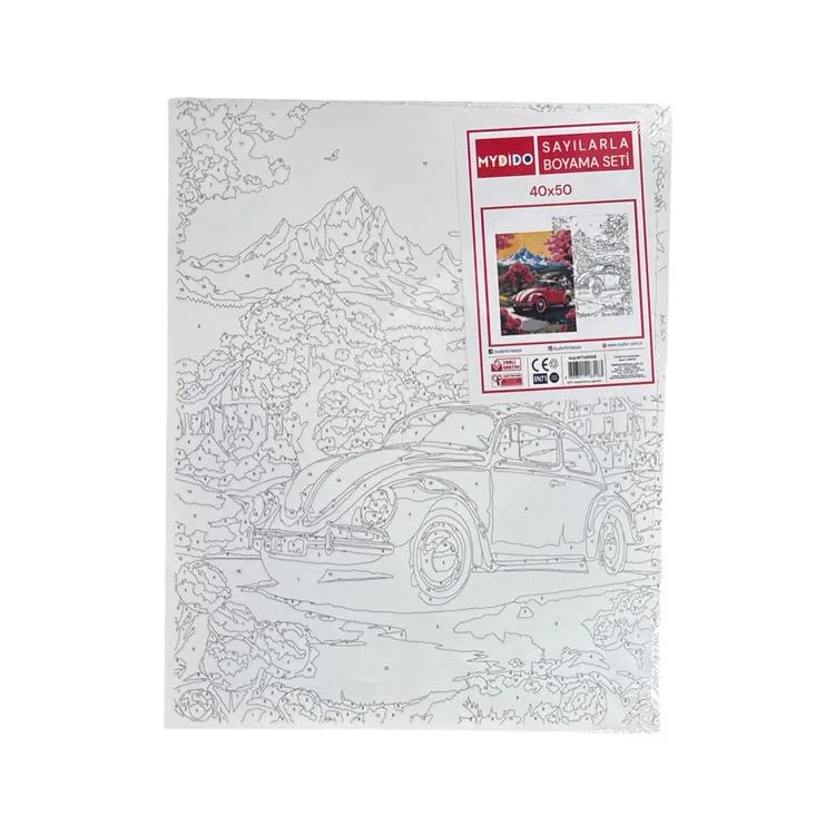 MYDİDO MYT4050SB 40X50CM SAYILARLA BOYAMA TUVAL SETİ - TEKLİ