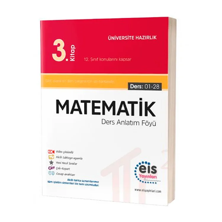 EİS YKS MATEMATİK DERS ANLATIM FÖYÜ 3. KİTAP