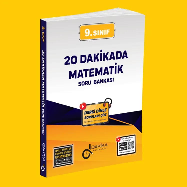 DAKİKA 9. SINIF 20 DAKİKADA MATEMATİK SORU BANKASI