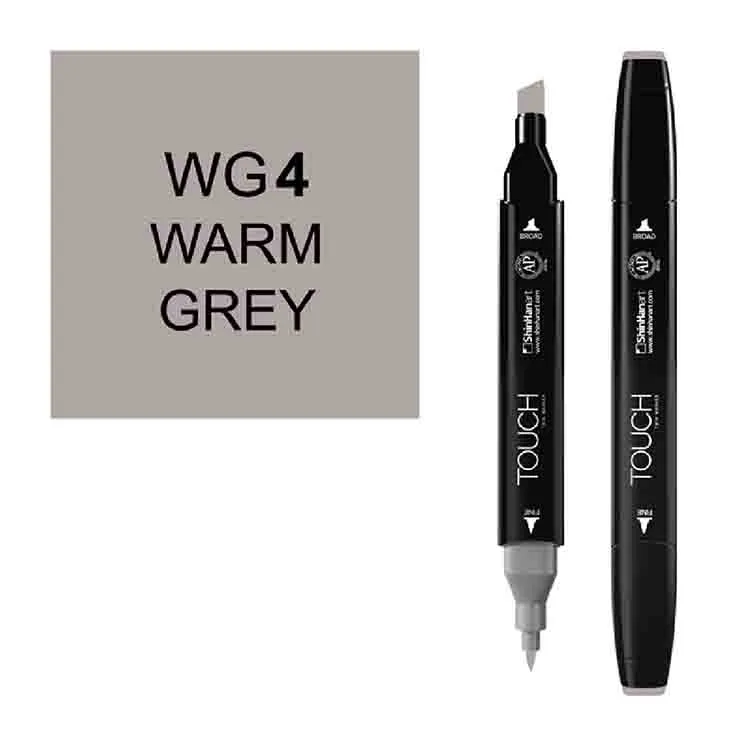 TOUCH TWIN WG4 ÇİFT UÇLU MARKER WARM GREY