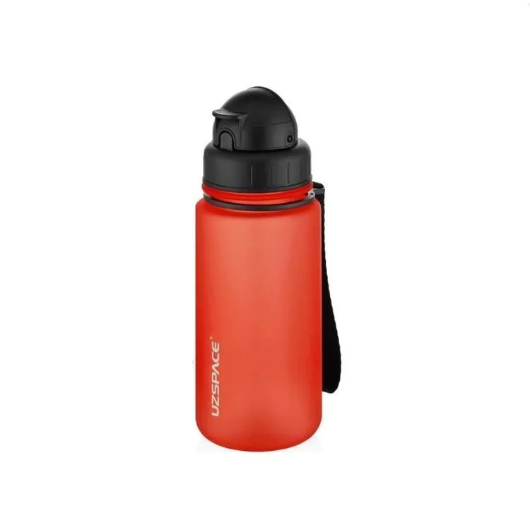 UZSPACE 3024-3 SOFT TOUCH TRITAN MATARA PİPETLİ 400 ML FANTASY RED