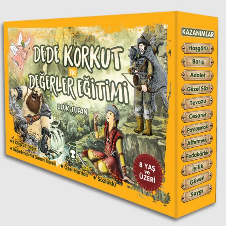 DEDE KORKUT İLE DEĞERLER EĞİTİMİ 5 KİTAP