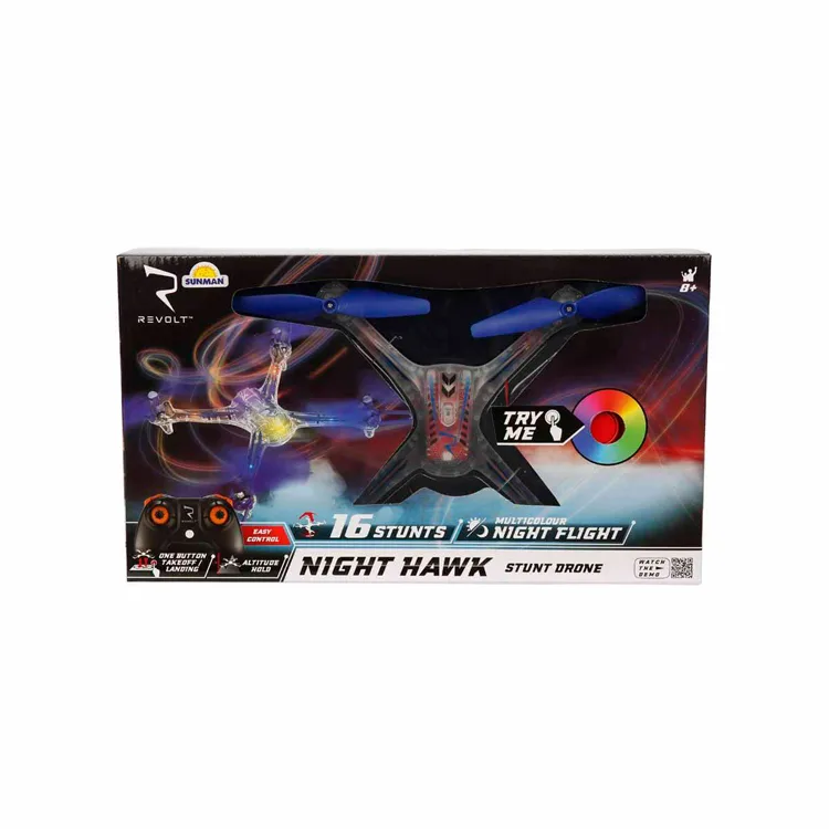 SUNMAN X15T NIGHT HAWK IŞIKLI USB ŞARJLI KUMANDALI DRONE