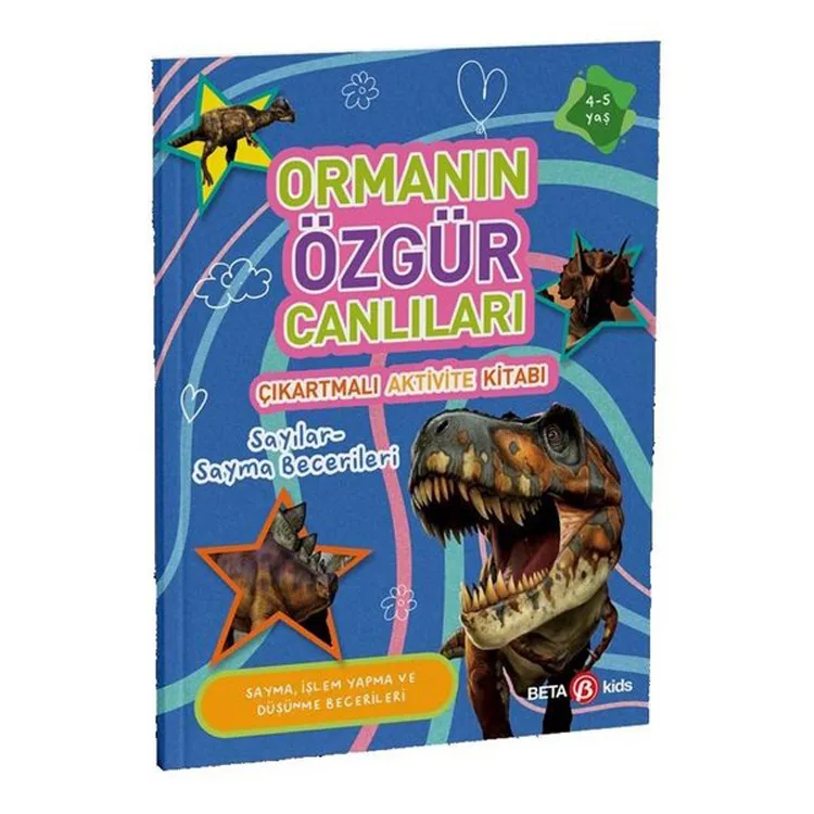 ORMANIN ÖZGÜR CANLILARI ÇIKARTMALI AKTİVİTE KİTABI
