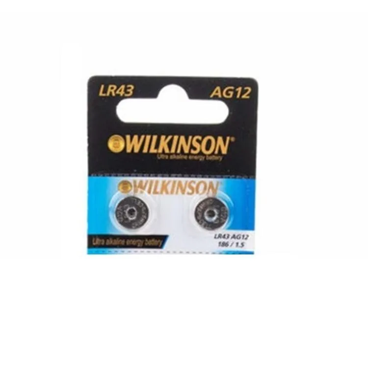 WILKINSON LR43/ AG12 ALKALİN DÜĞME PİL 2'Lİ