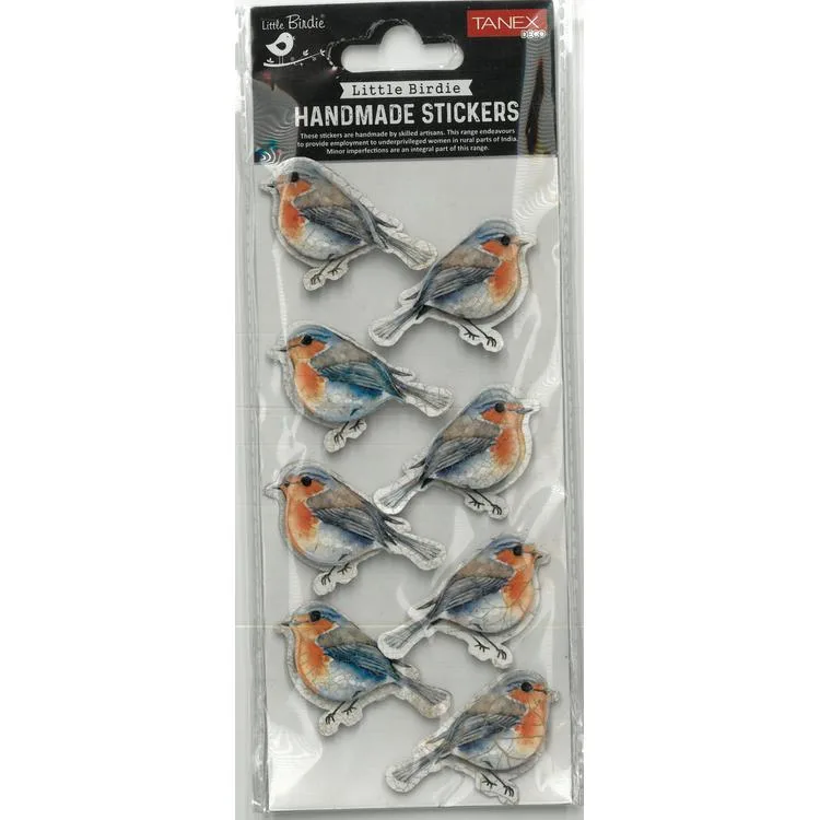 TANEX HANDMADE TNX-28019 DEKORATİF ETİKETLER - KANARYA SERİSİ STICKER - TEKLİ
