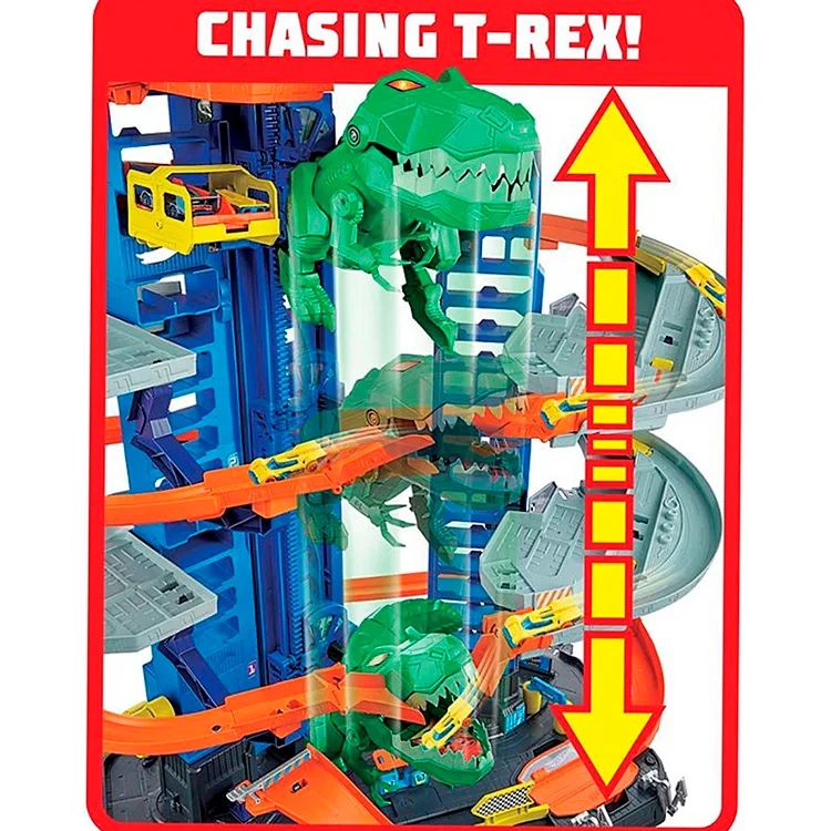 HOT WHEELS GJL14 ROBOTİK T-REX ULTIMATE GARAJ