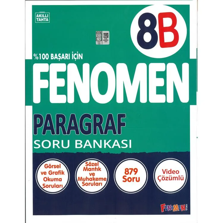 FENOMEN 8. SINIF PARAGRAF B SORU BANKASI