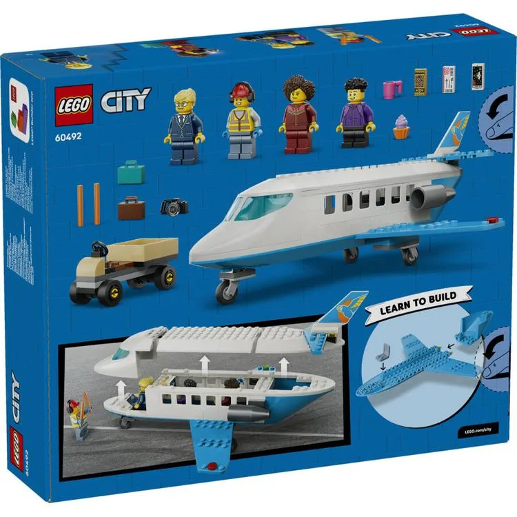 LEGO CITY 60492 PASSENGER JET 118 PARÇA 4+