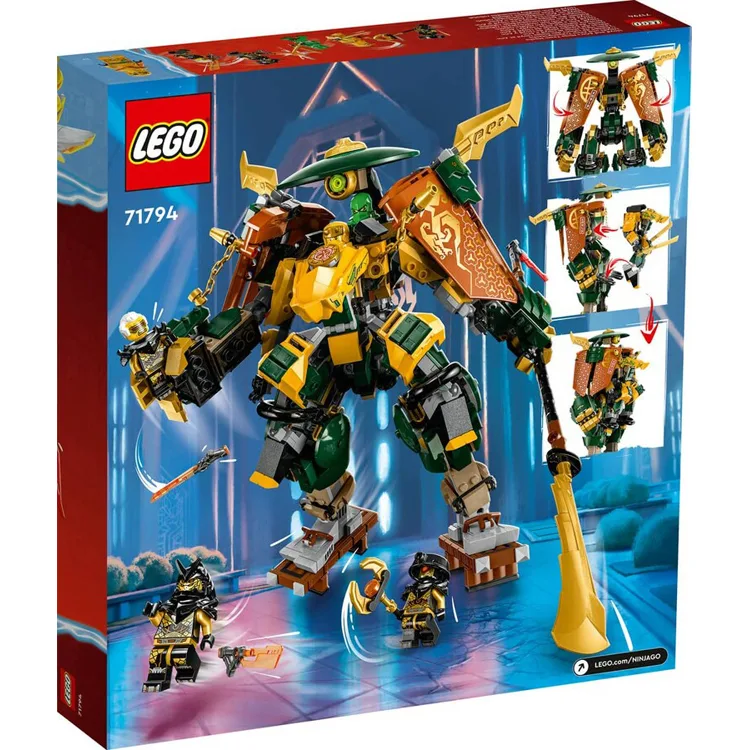 LEGO 71794 NINJAGO LLOYD VE ARIN' İN NİNJA EKİBİ ROBOTLARI 764 PARÇA 9+