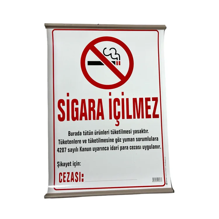 ODAK 777-125 35x50 SİGARA İÇİLMEZ LEVHASI