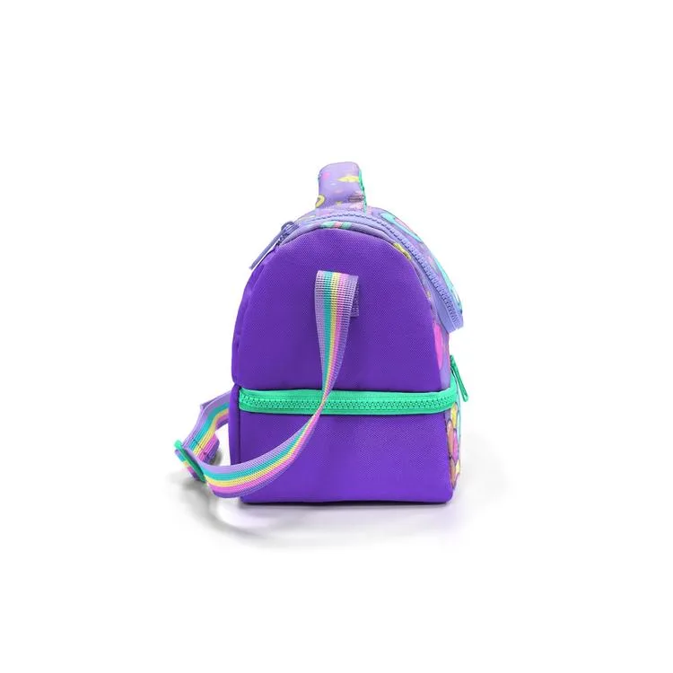 CORAL HIGH 37202 KIDS MOR MİLKA ŞEKER AYICIK DESENLİ THERMO İKİ KATLI BESLENME ÇANTASI