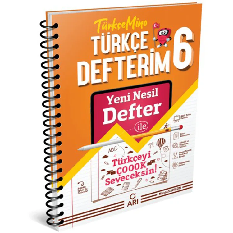 ARI 6. SINIF TÜRKÇEMİNO TÜRKÇE DEFTERİM - 2024