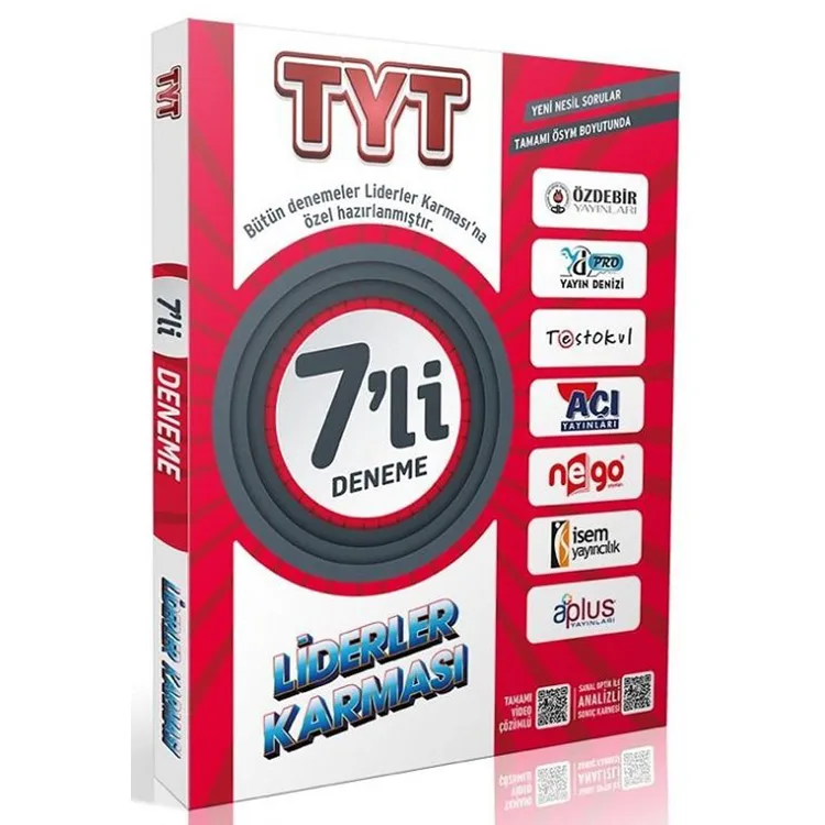 LİDERLER KARMASI TYT 7'Lİ DENEME SETİ