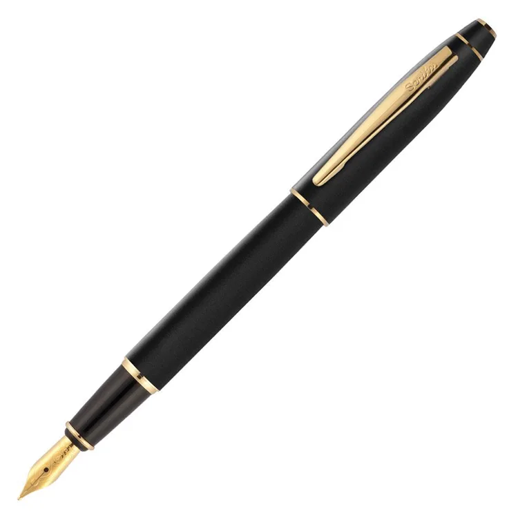 SCRIKSS 35 DOLMAKALEM MAT SİYAH ALTIN LÜKS KUTU
