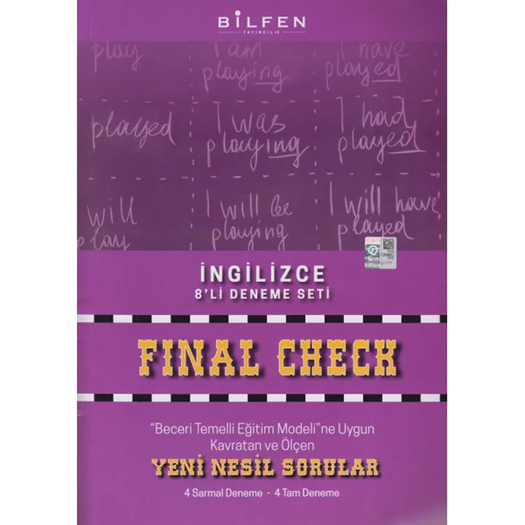 BİLFEN 8. SINIF İNGİLİZCE FİNAL CHECK 8'Lİ DENEME SETİ