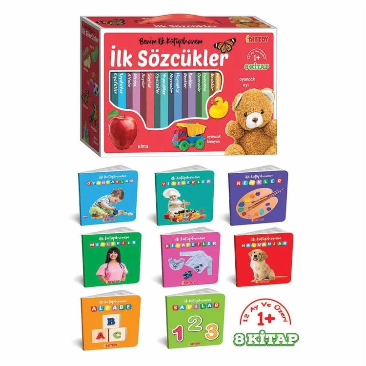 DİYTOY İLK KÜTÜPHANEM İLK SÖZCÜKLER 8 KİTAP