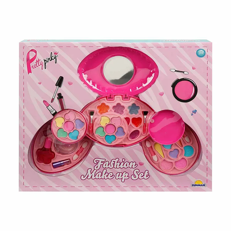 SUNMAN 77006 PRETTY PINKY FASHION AYNALI MAKYAJ GÜZELLİK SETİ - 10002
