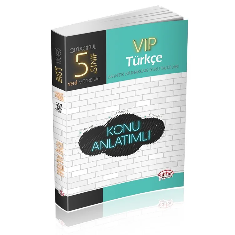 EDİTÖR 5. SINIF VİP TÜRKÇE KONU ANLATIMLI