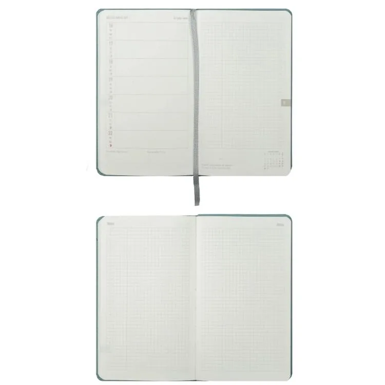 VICTORIA'S JOURNALS 226-4061 10x17 cm CANVAS 100 GR HAFTALIK AJANDA - TURKUAZ