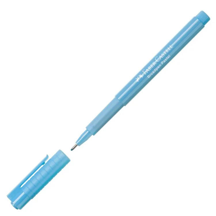 FABER CASTELL 1554 BROADPEN 0.8mm. KEÇE UÇLU KALEM PASTEL AÇIK MAVİ