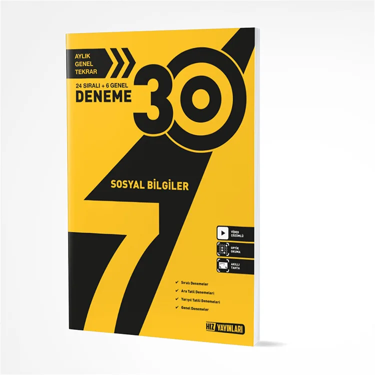 HIZ 7. SINIF SOSYAL BİLGİLER 30'lu DENEME