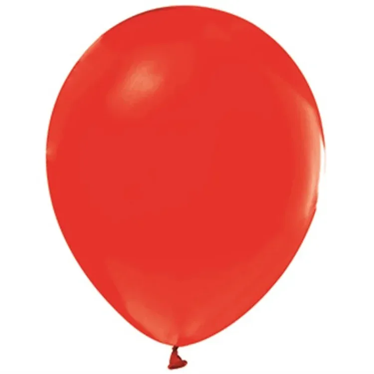 HBK BALON 0259 BASKISIZ KIRMIZI BALON 100'LÜ 12" İNCH
