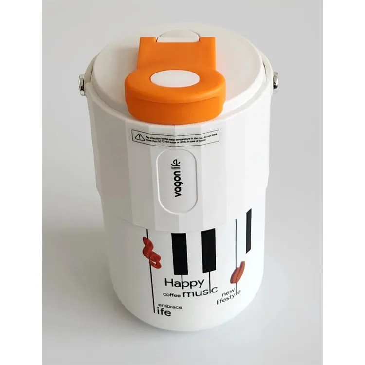 VAGONLİFE VGN2050 ÇELİK MATARA PİPETLİ 400 ML BEYAZ