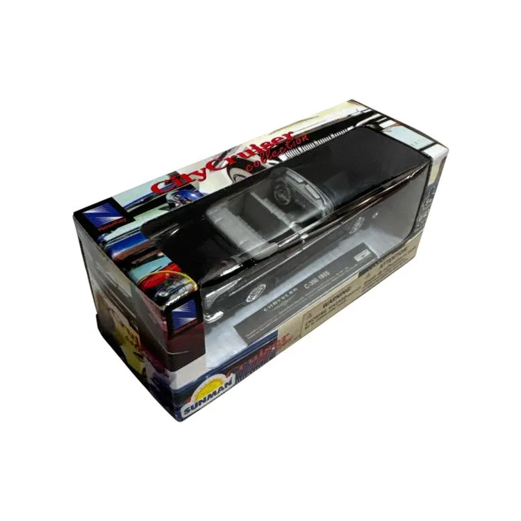 SUNMAN 48064B CITY CRUISER COLLECTION CHRYSLER C-300 1955 1:43 DIE CAST METAL ARABA KUTULU 5+ -TEKLİ
