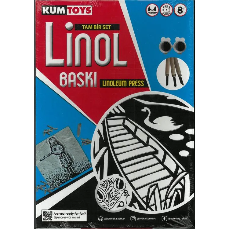 KUM TOYS LİNOL BASKI SET KUTULU - KM5004