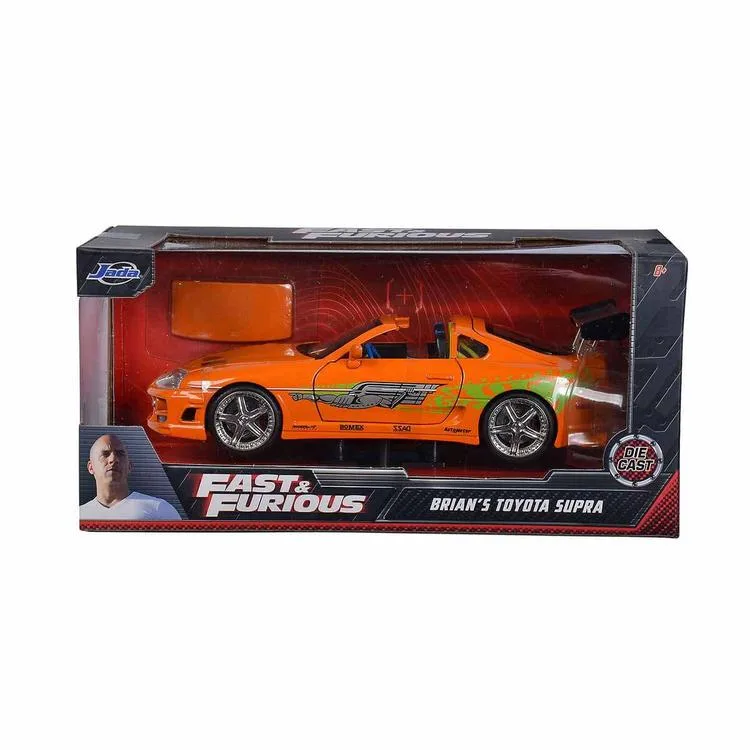 SİMBA JADA 3203005 FAST & FURIOUS 1:24 BRIAN'S 1995 TOYOTA SUPRA DIE CAST METAL ARABA KUTULU