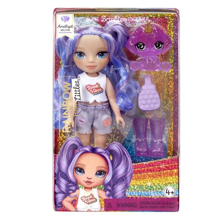 RAINBOW HIGH LITTLES 531234 SHINE BRIGHTER TOGETHER MODA BEBEĞİ - AMETHYST WILLOW 4+