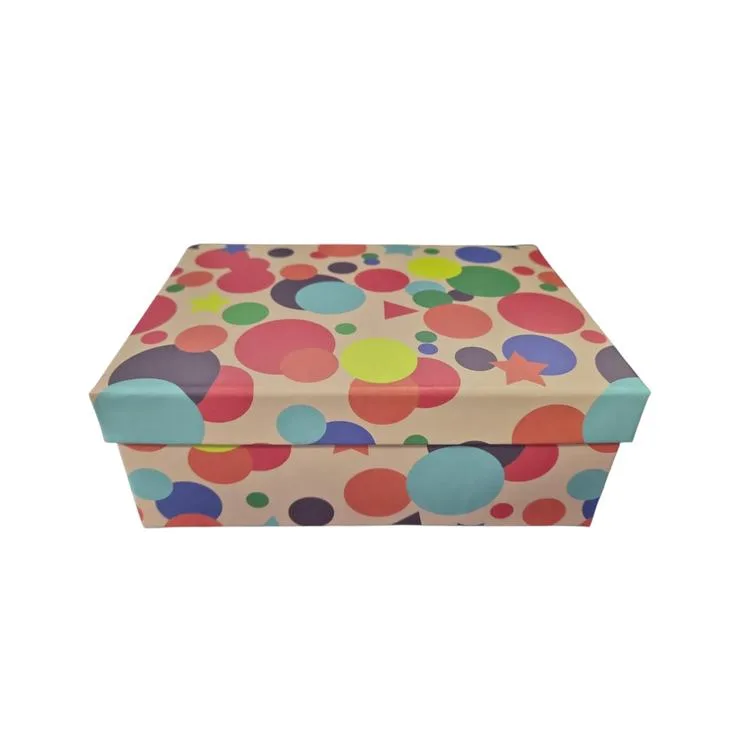 PİN NO:7 GEOMETRİK ŞEKİLLİ DİKDÖRTGEN HEDİYE KUTUSU 31x23,5x13 cm- TEKLİ