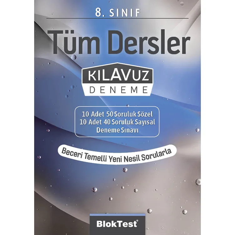 BLOKTEST 8. SINIF TÜM DERSLER KILAVUZ DENEME