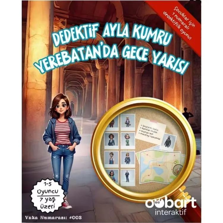 OOBART DEDEKTİF OYUNU - DEDEKTİF AYLA KUMRU YEREBANTAN' DA GECE YARISI NO:003 7+