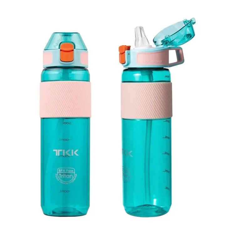 VAGONLİFE T1003 TKK PİPETLİ TRİTAN MATARA MAVİ 700ML
