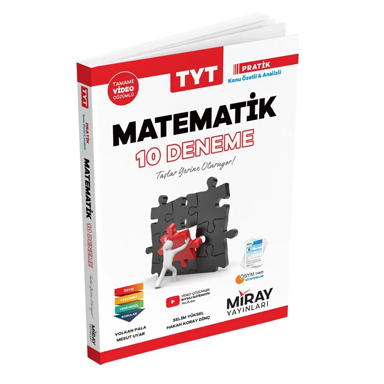 MİRAY YAYINLARI TYT MATEMATİK 10 DENEME