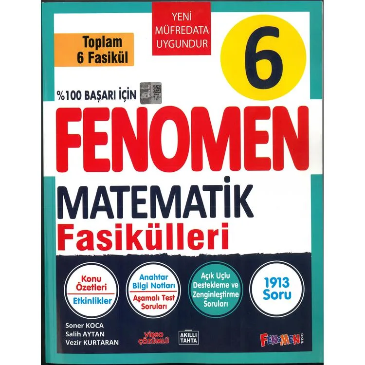 FENOMEN 6. SINIF MATEMATİK FASİKÜL SETİ 7 FASİKÜL