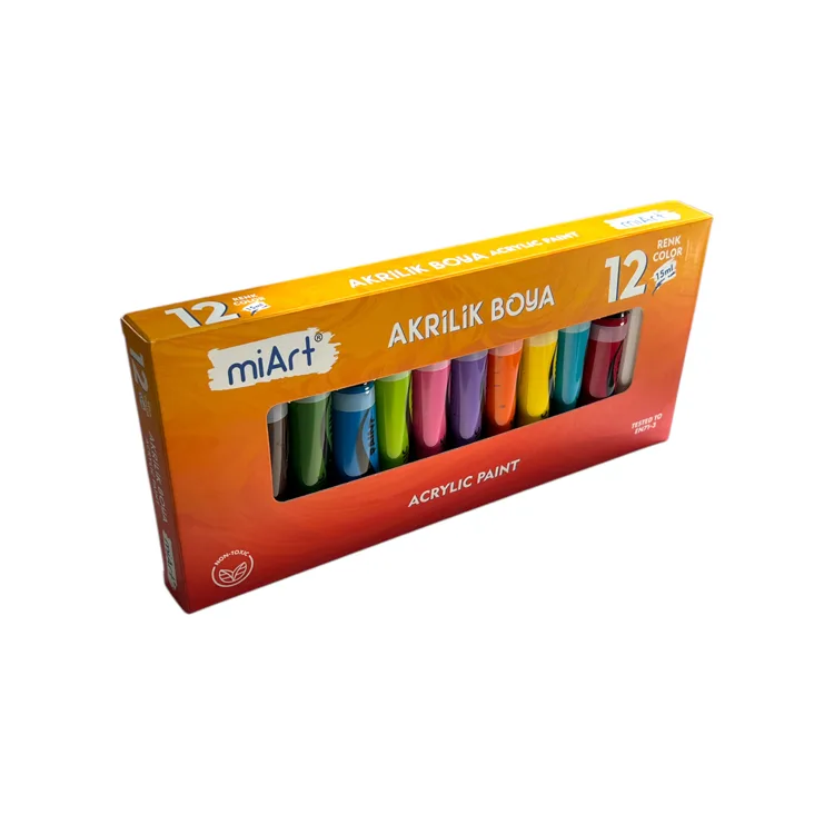 MİART 12'Lİ AKRİLİK BOYA SETİ 15ML