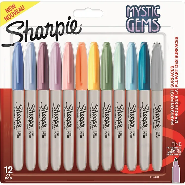 SHARPİE 2157681 PERMANENT FINE MARKER SET 12' Lİ MYSTIC GEMS