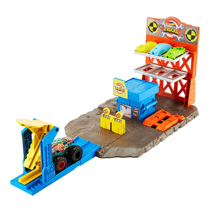 MATTEL HFB12 HOT WHEELS MONSTER TRUCKS PATLAMA İSTASYONU OYUN SETİ