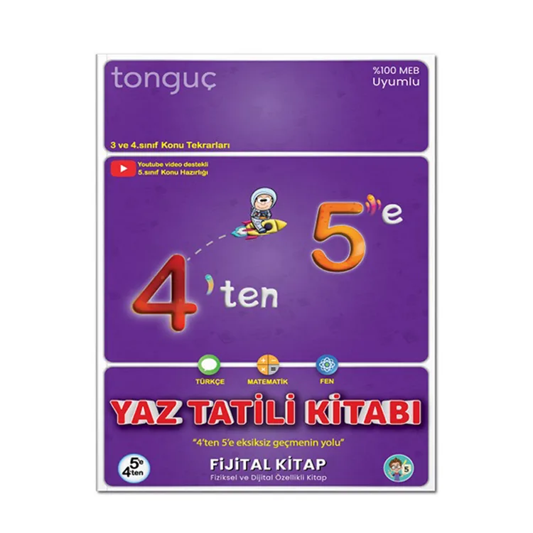 TONGUÇ 4' TEN 5' E HAZIRLIK (YAZ TATİLİ) KİTABI