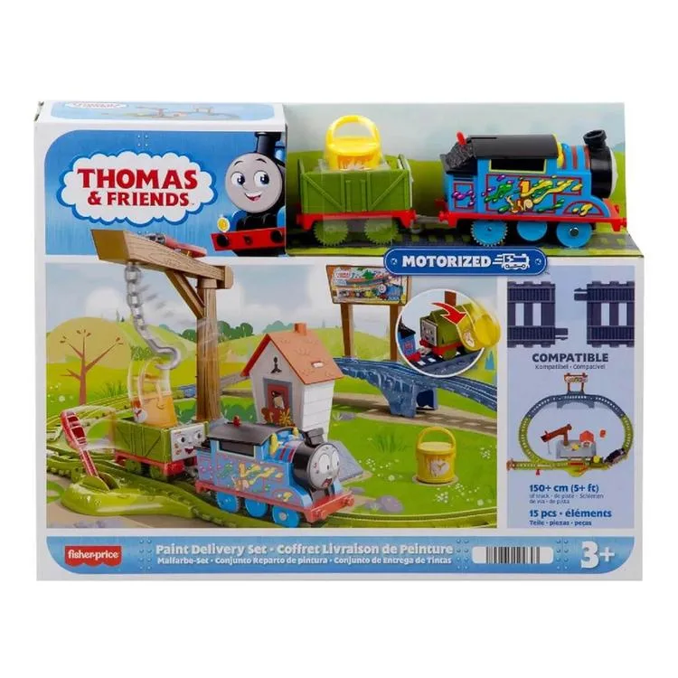 FISHER PRICE F963/ HTN34 THOMAS VE ARKADAŞLARI BOYA TESLİMATI TREN SETİ 3+