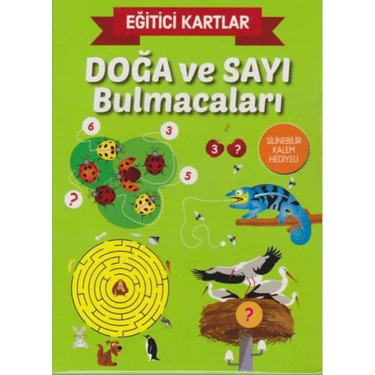 TELESKOP ETKİNLİK KARTLARI DOĞA VE SAYI BULMACALARI