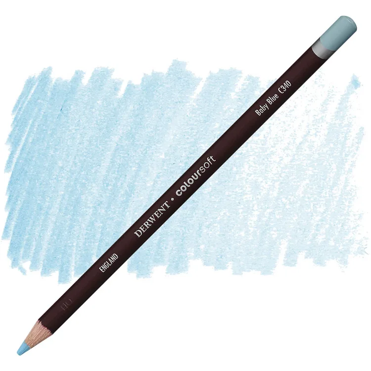 DERWENT COLOURSOFT - YUMUŞAK KURUBOYA KALEMİ- BABY BLUE C340