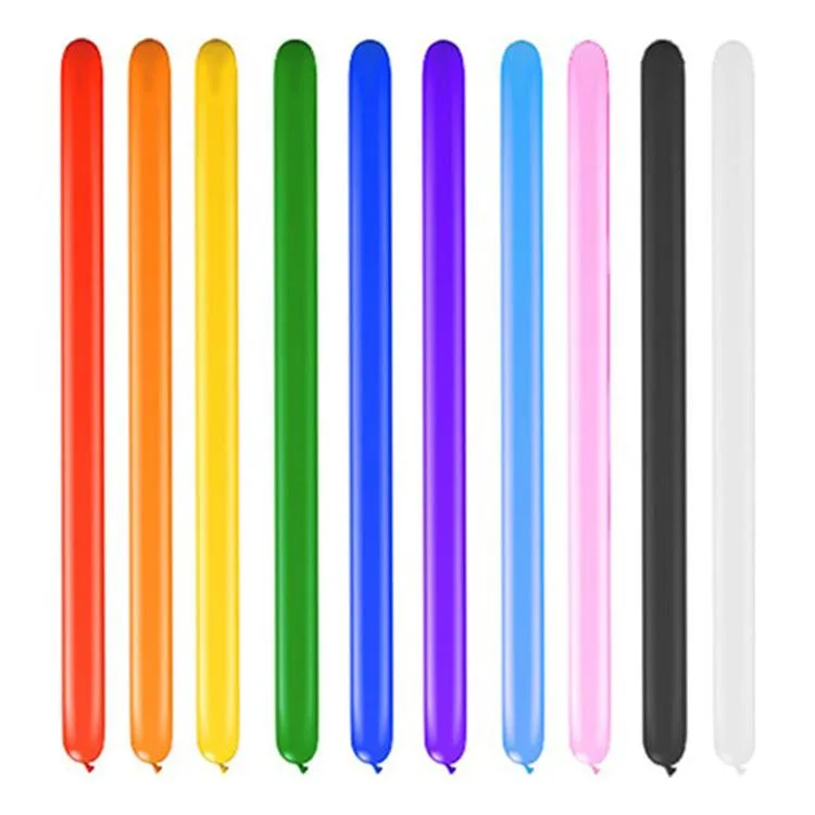 KİKAJOY 1498 SOSİS BASKISIZ BALON 100'lü 12" İNÇ 30cm TEK PAKET KARIŞIK RENK 8+