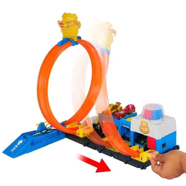 MATTEL JBM71 HOT WHEELS POLİS İSTASYONU OYUN SETİ 4+